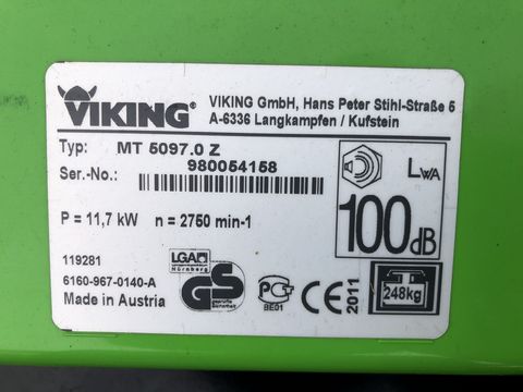 Viking Aufsitzmäher MT5097 mit Winterdienst-Aussta-Neu – Bild 6