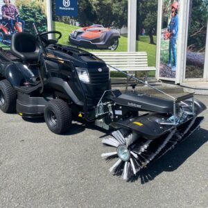 Black Edition Rasentraktor Pro 225/92 Twin H mit Kehrmaschine-Neu