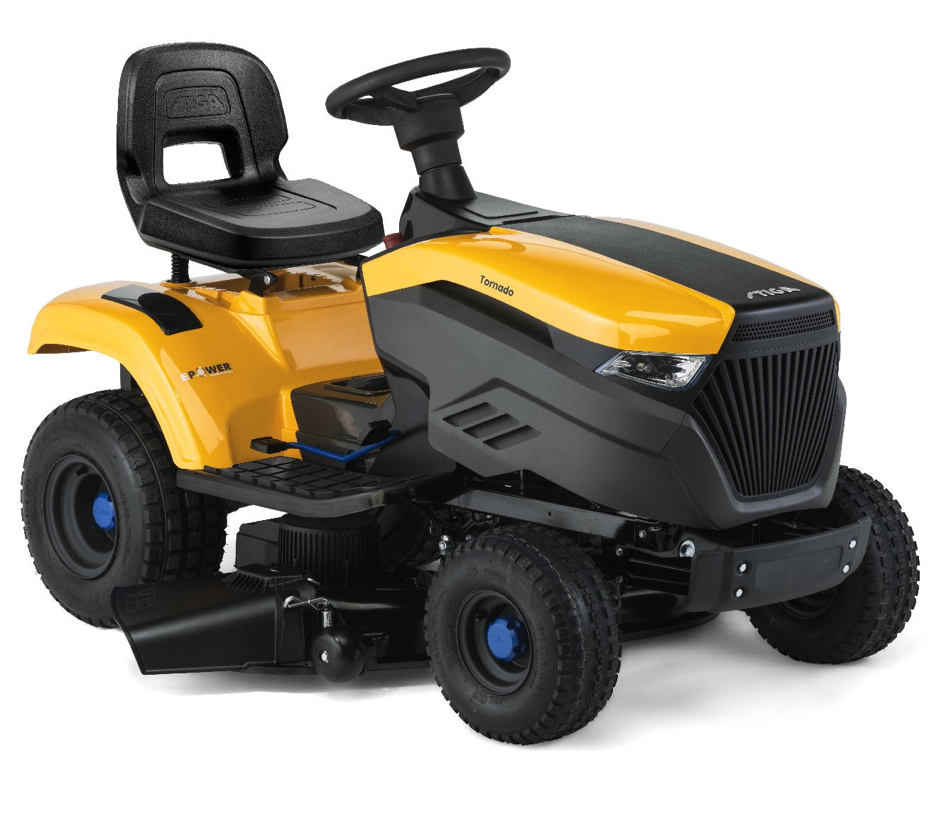 Stiga Akku-Rasentraktor Tornado 398e – Modell 2023-Neu